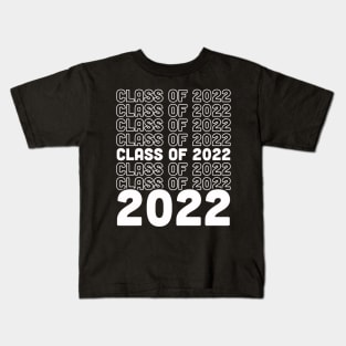 Class of 2022 Graduate Senior Grad Thank You Bag Retro Kids T-Shirt